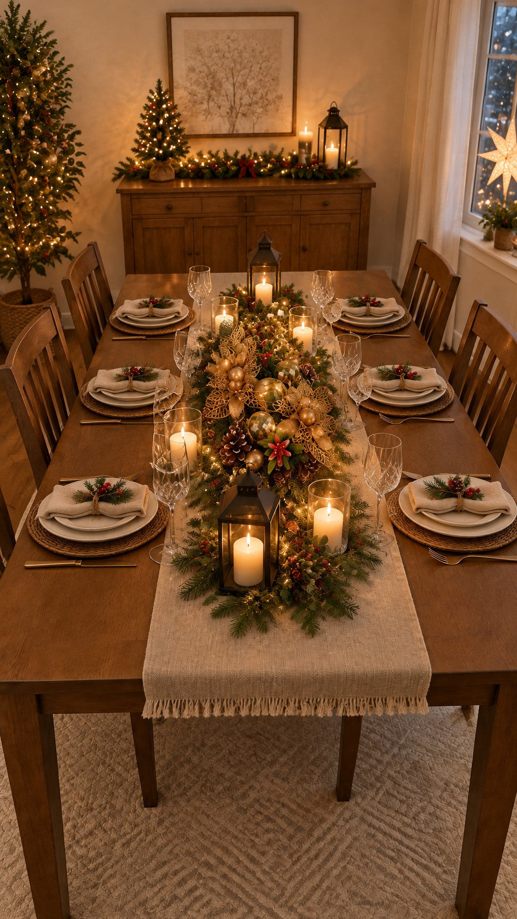Centro de mesa de Navidad