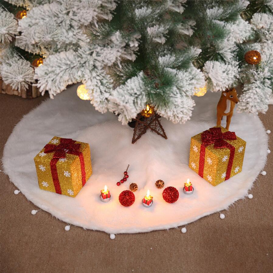 Falda para árbol de Navidad efecto nieve